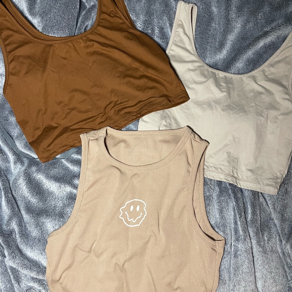 Bundle crop tops